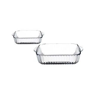 طقم 2 طاجن مربع بورجام