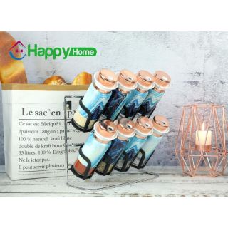 طقم توابل8ق تركواز رخامى باستاندهابى هوم